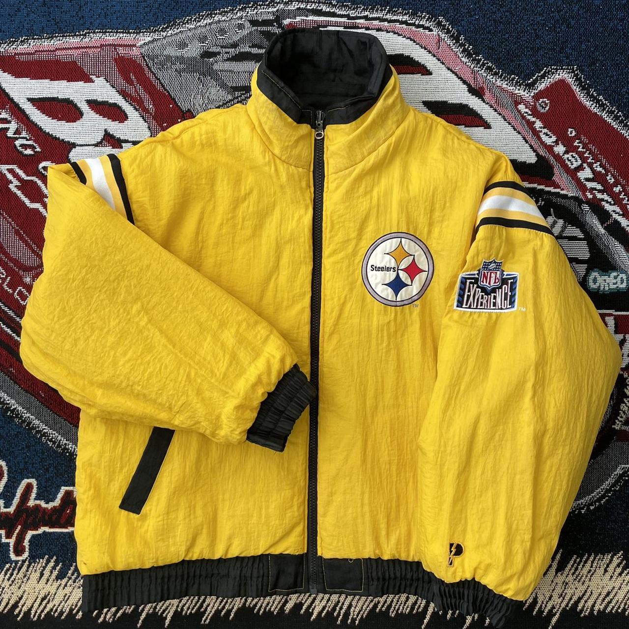 Vintage Pittsburgh Steelers Pro Player Jacket - Depop