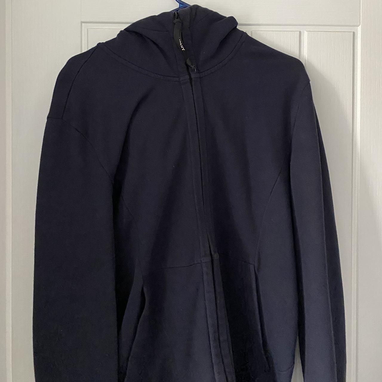 CP Company Goggle zip Hoodie Navy blue colour Size... - Depop