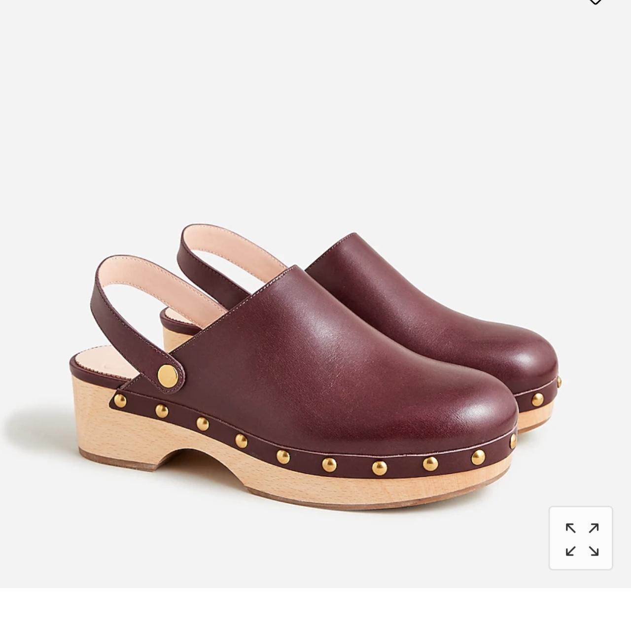 J.Crew Women's Brown and Burgundy Clogs