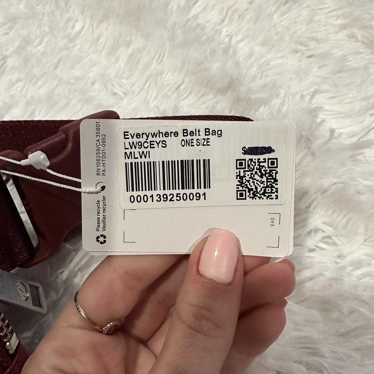 Brand new red merlot Lululemon Everywhere belt bag... Depop