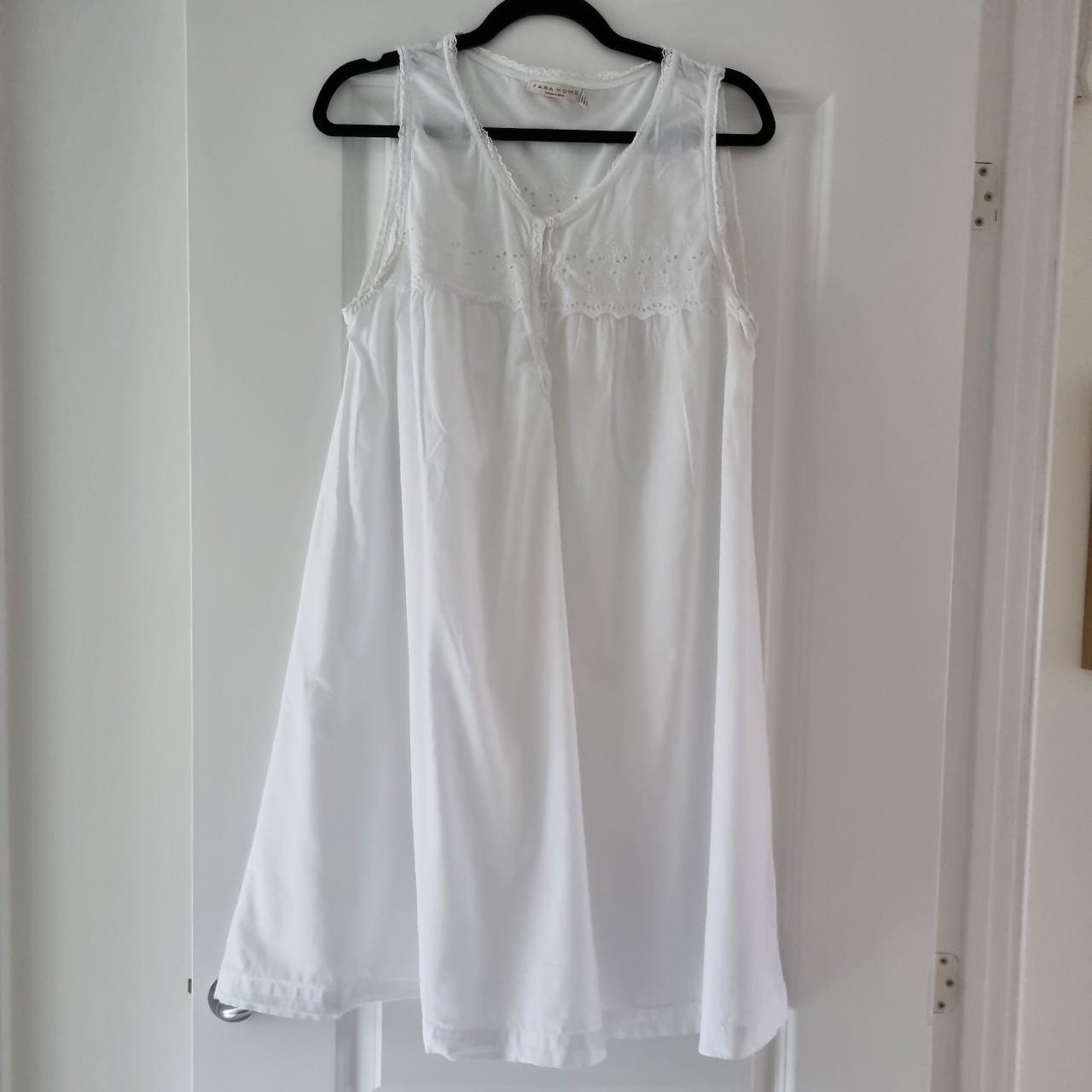 Zara Home white nightdress Size L Very good condition Depop