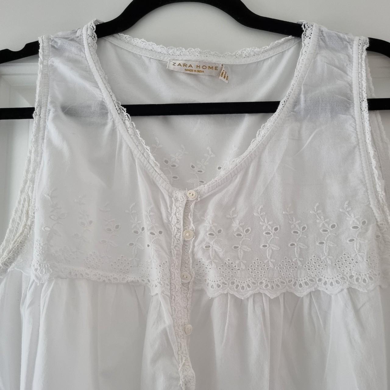 Zara Home white nightdress Size L Very good condition Depop