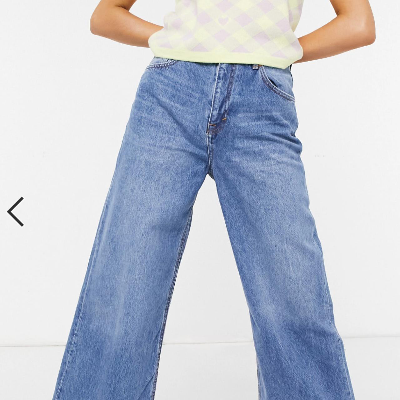 Flared high-rise jeans - pull&bear