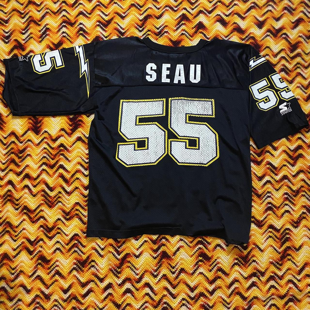Vintage Junior Seau #55 Chargers starter... - Depop