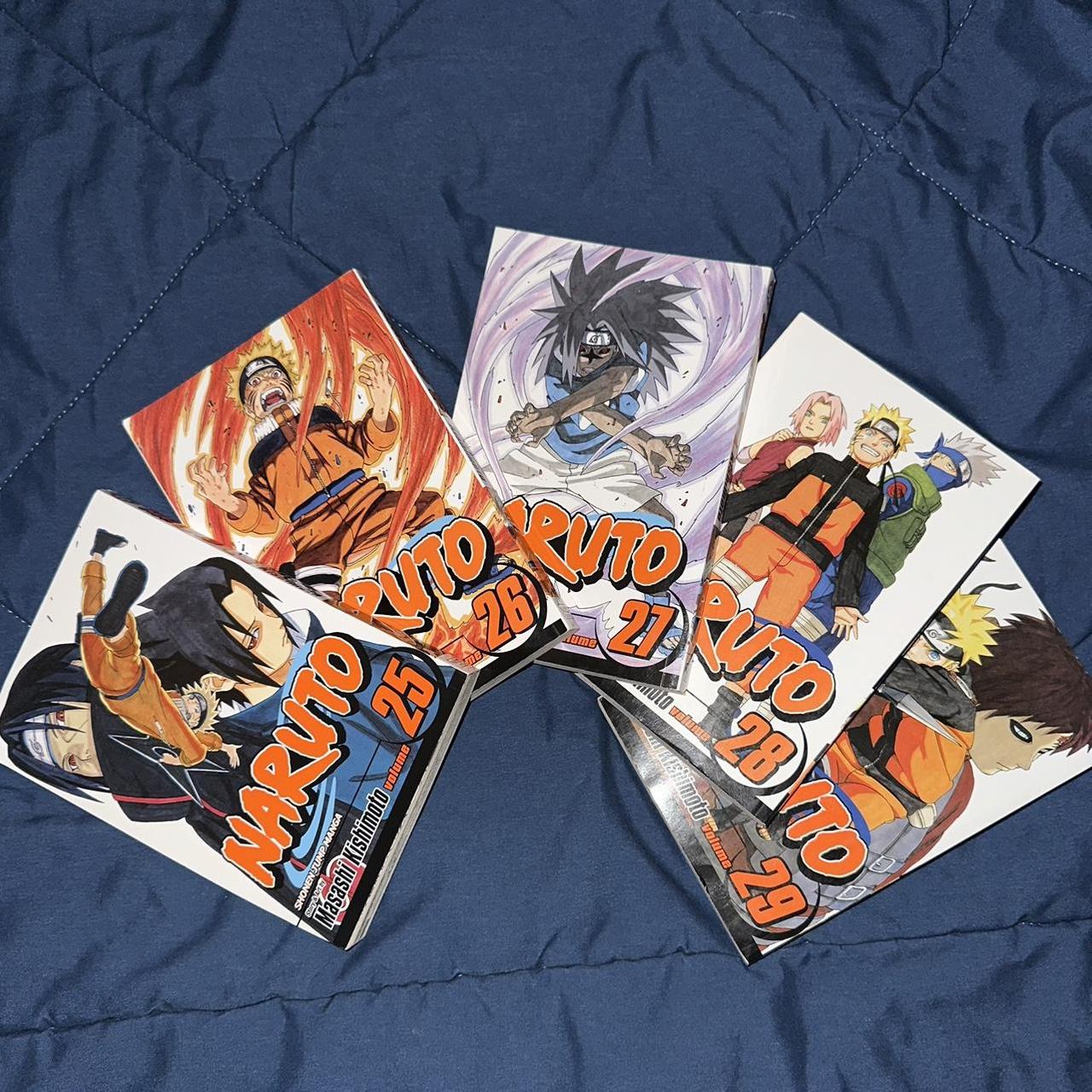 NARUTO Shonen Jump manga volumes 25, 26, 27, 28, 29... - Depop