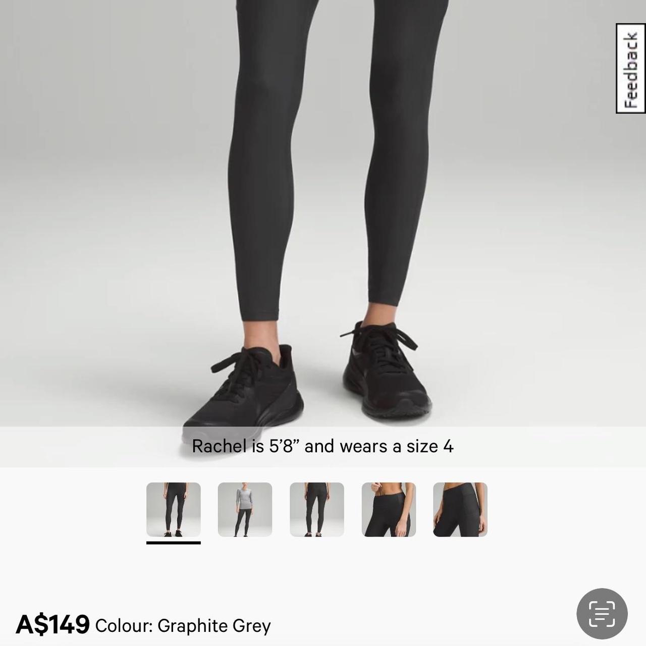 Lululemon Leggings Size Four Grey Fast deals and Free