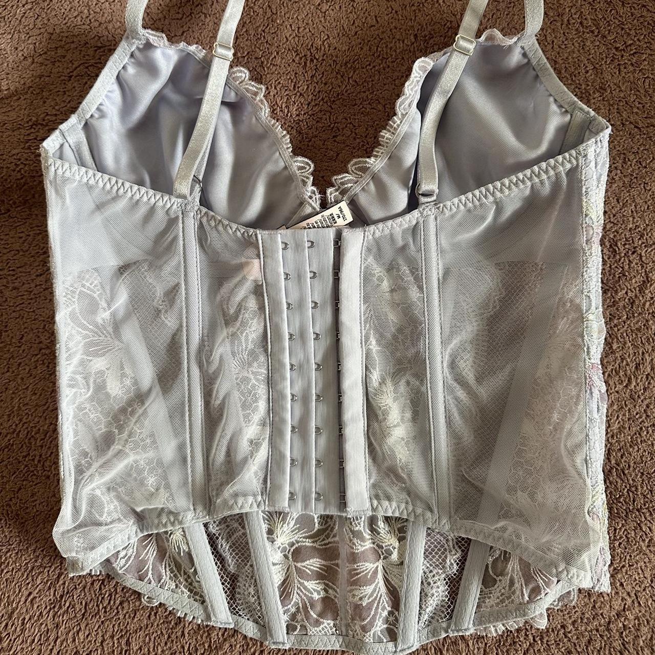 Victoria’s Secret Blue Corset Top Like new, only... - Depop