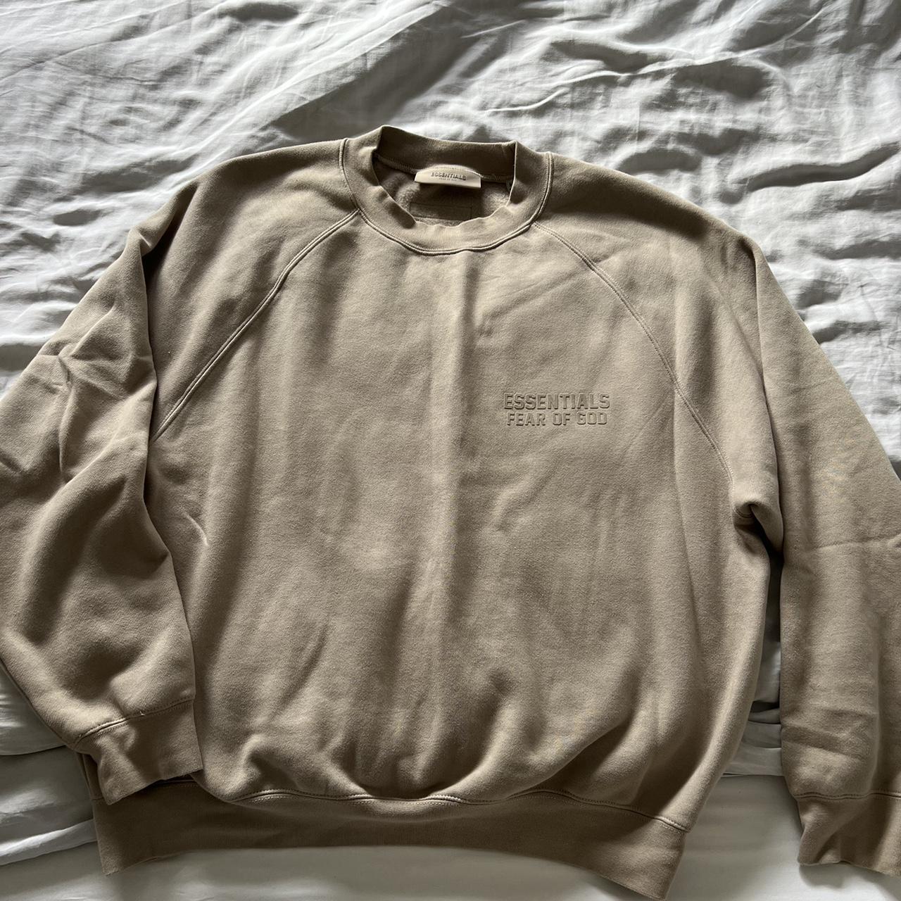 Fear of god essential size medium sweater RRP £85... - Depop