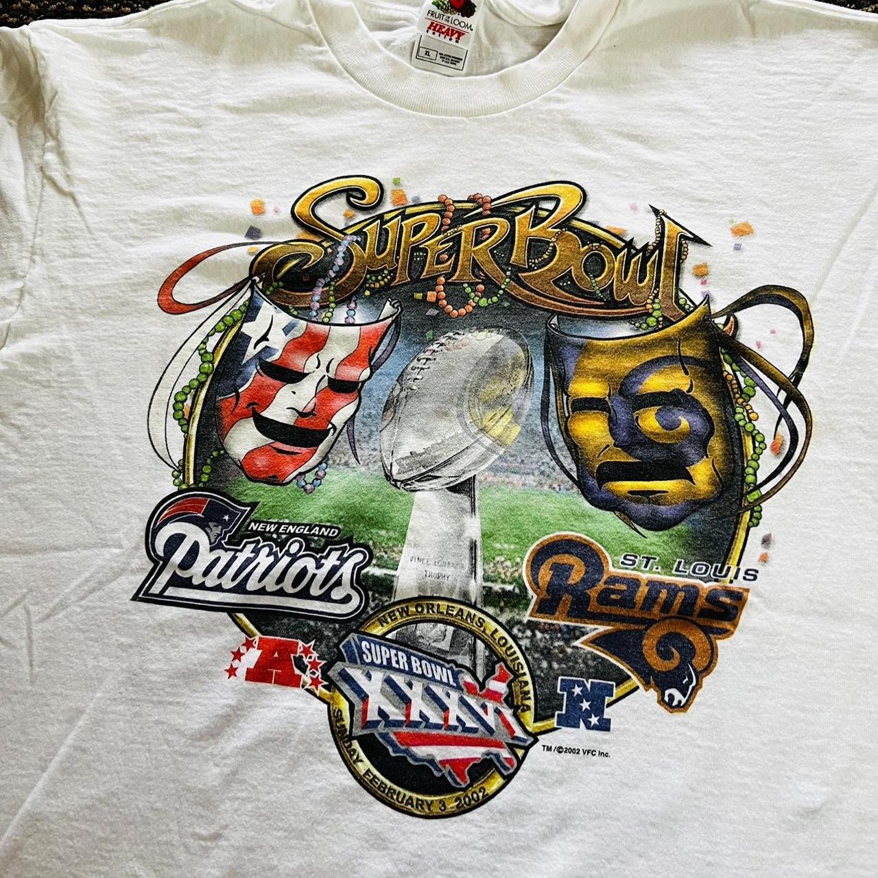 Vintage St Louis Rams Super Bowl Champions T Shirt Size XL