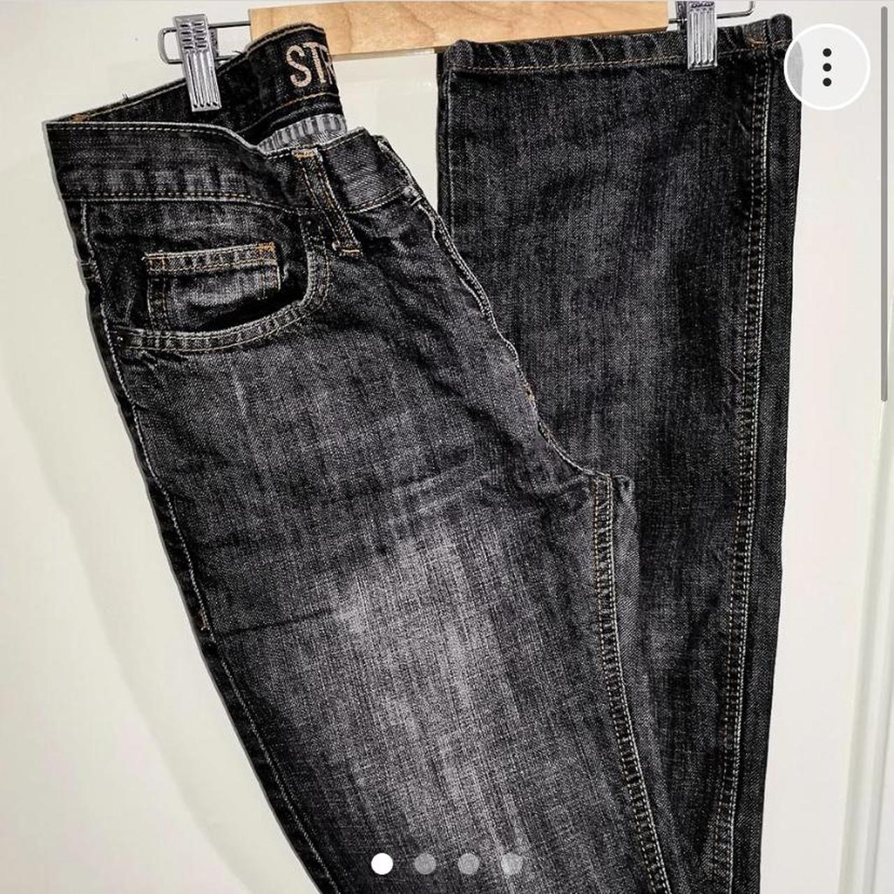 Women's Black and Grey Jeans Depop