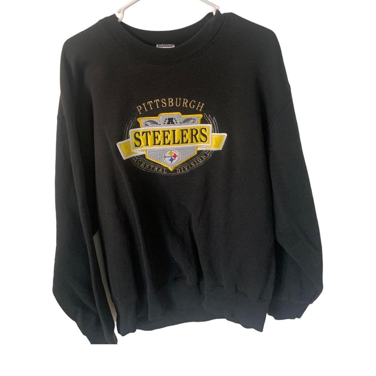 Vintage 1990s Pittsburgh Steelers NFL Graphic Long-sleeved 