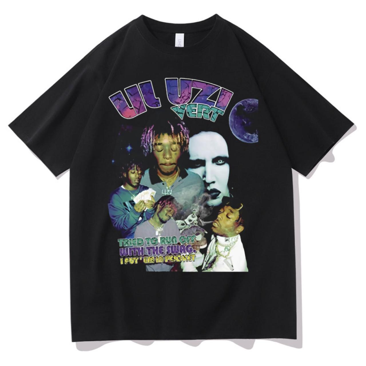 Lil Uzi Vert Marilyn Manson Graphic Rap Tee - Depop