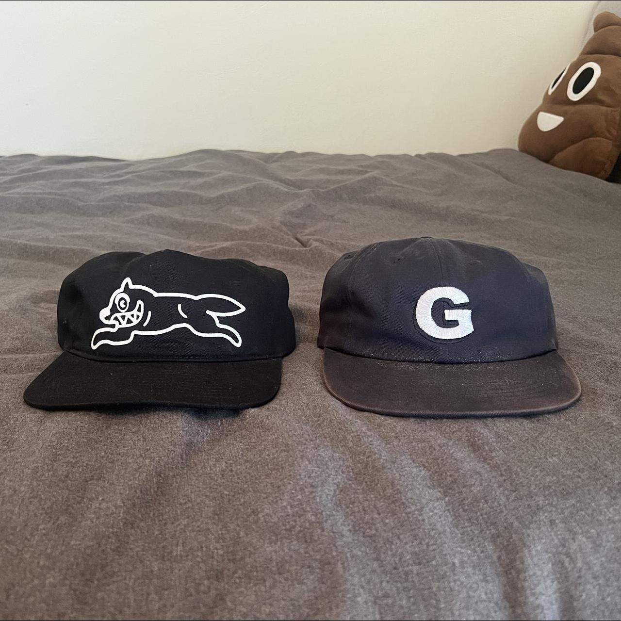 Golf Wang Men's Black and Navy Hat Depop