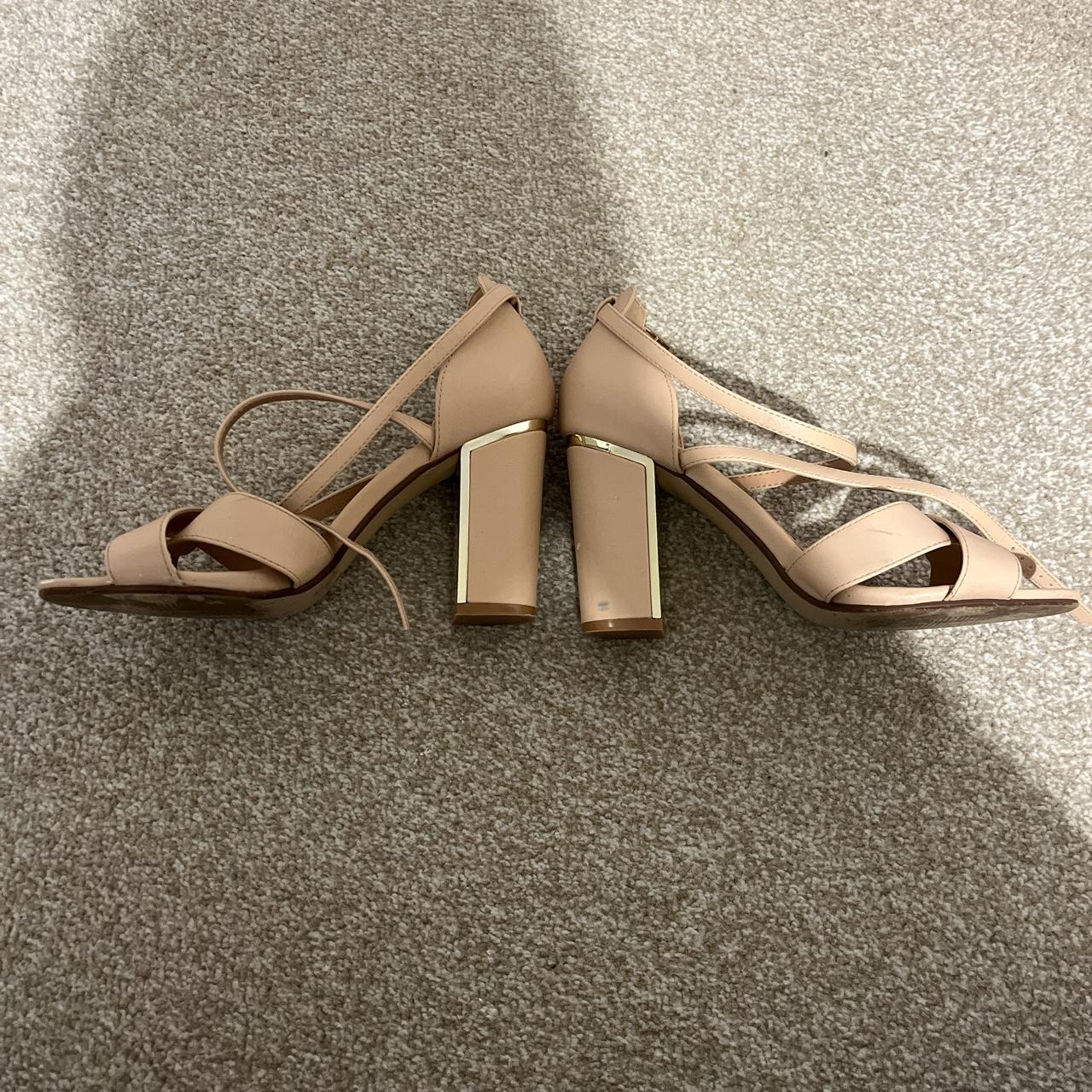 new look nude sandals