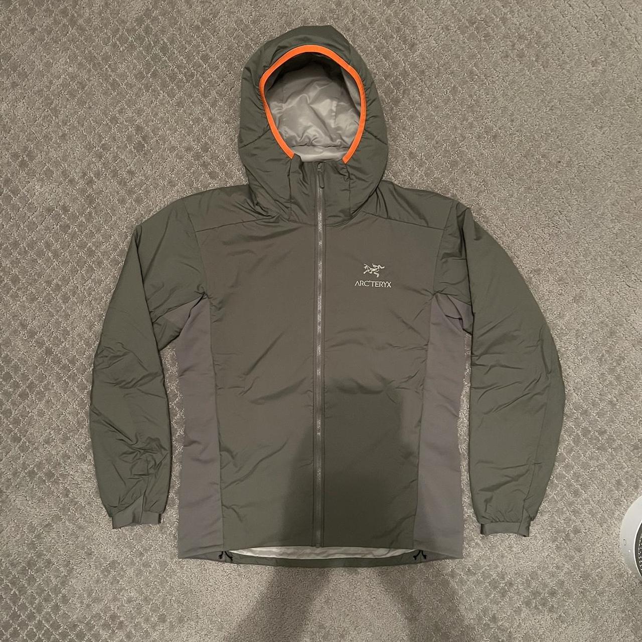 Arc'teryx Men's Khaki and Orange Jacket | Depop