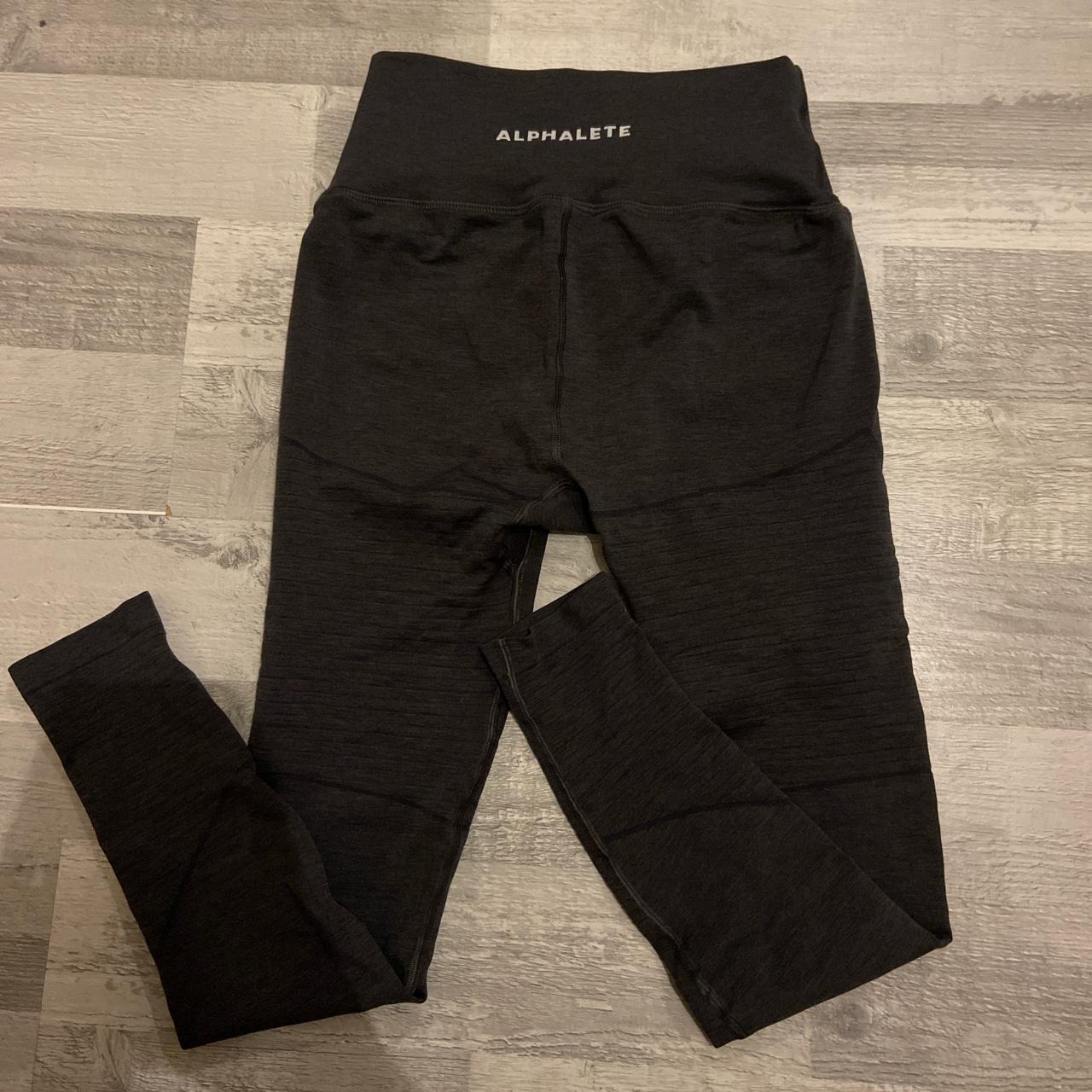 Alphalete OG revival leggings in galaxy grey Size M... Depop