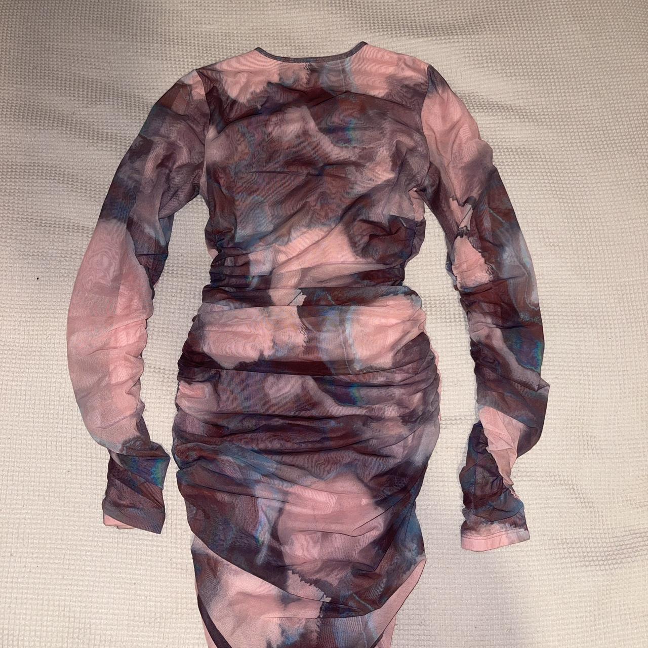 Oh Polly constellations long sleeve bodycon