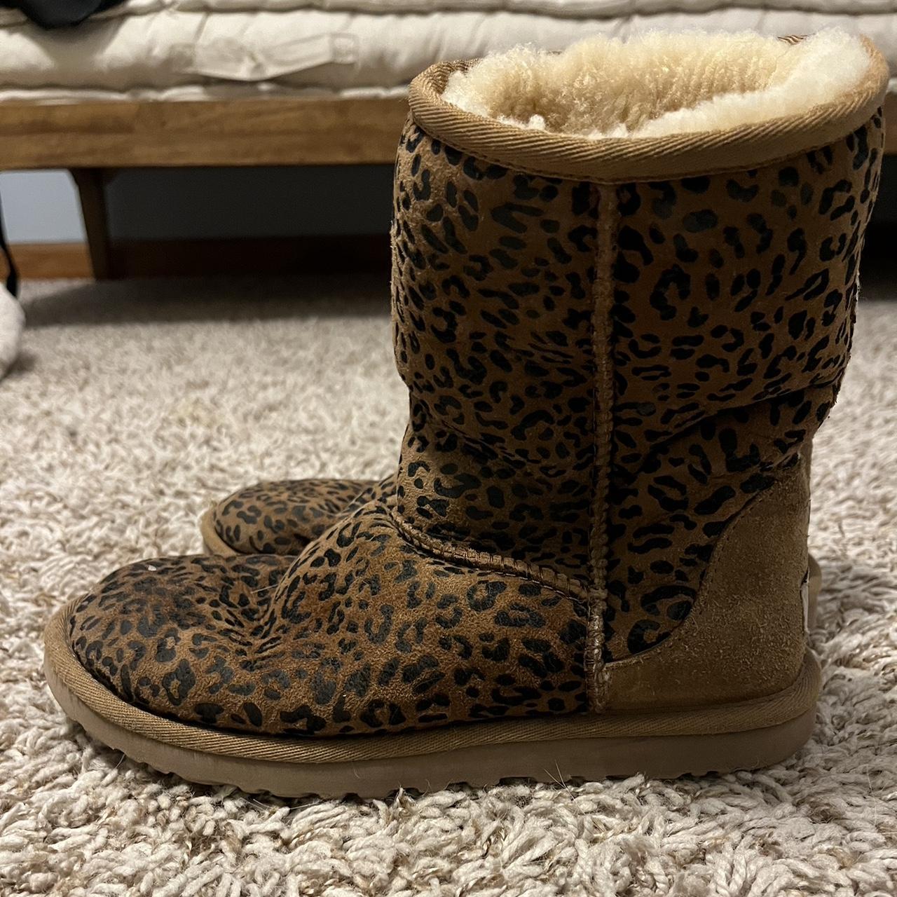 Y2K Cheetah Print Ugg Boots the CUTEST cheetah... - Depop