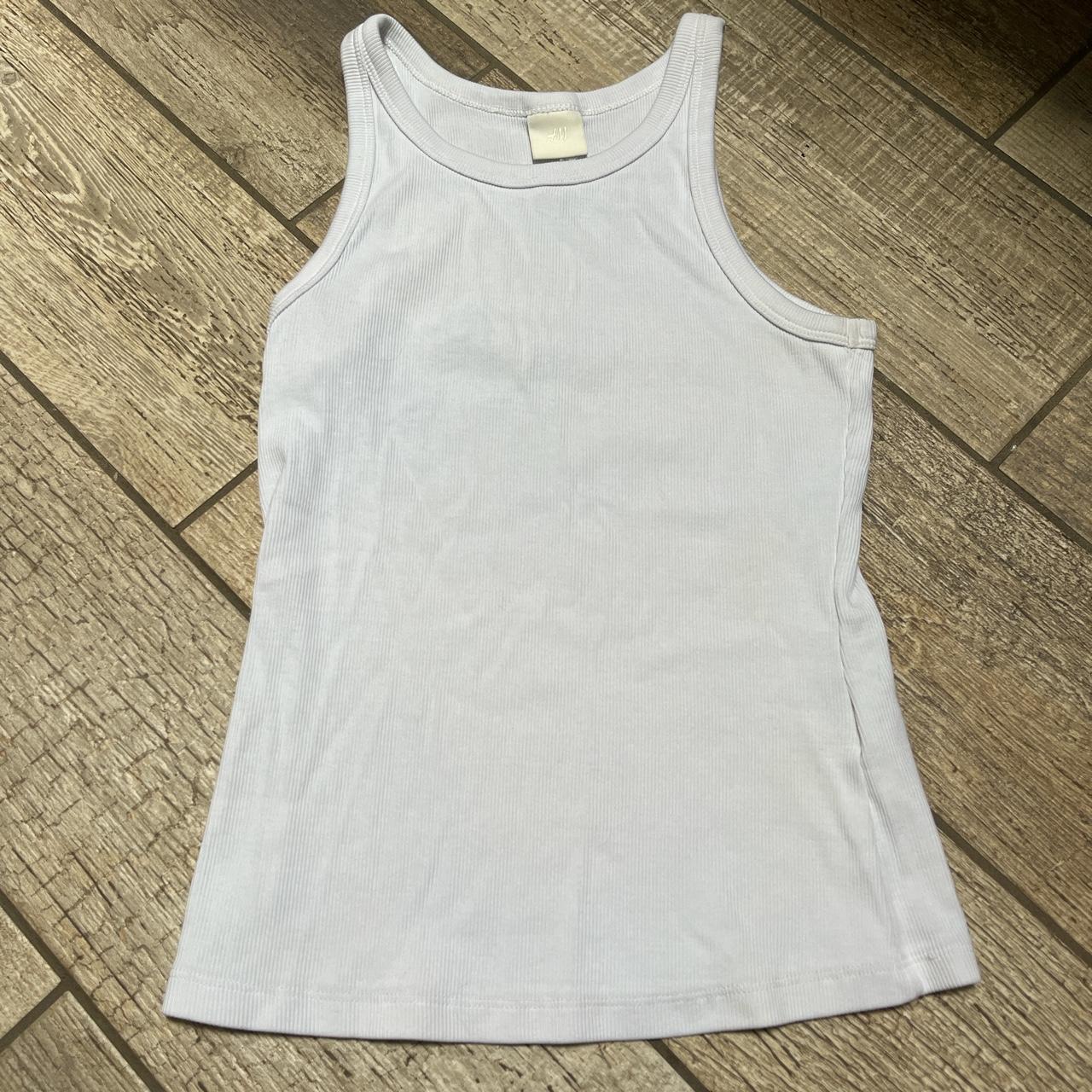 Brandy Melville Women's White Vest | Depop