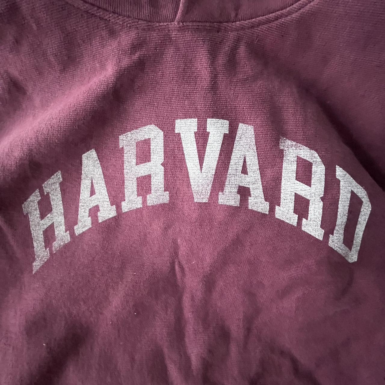 Champion thick “Harvard” hoodie Condition 9/10... - Depop