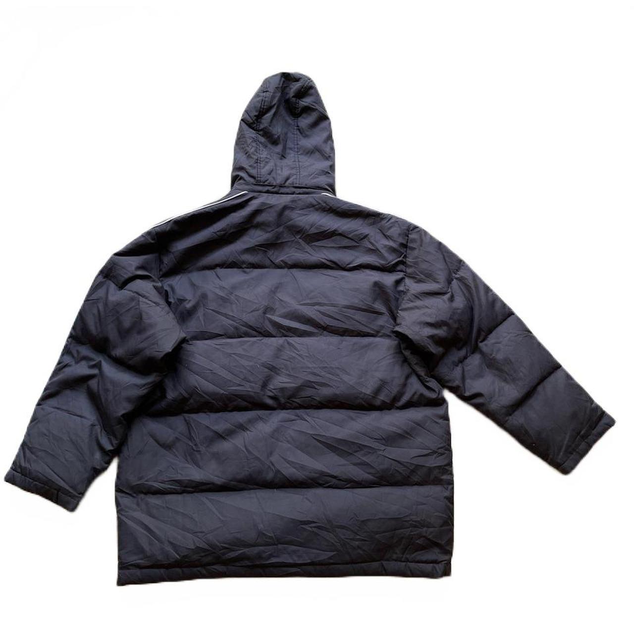 00s black Nike Puffer jacket with white... Depop