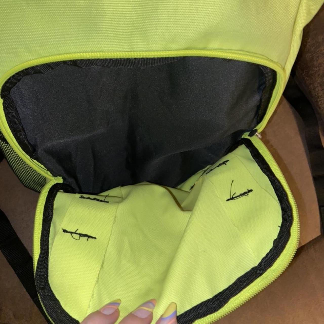 Neon yellow cheap nike backpack