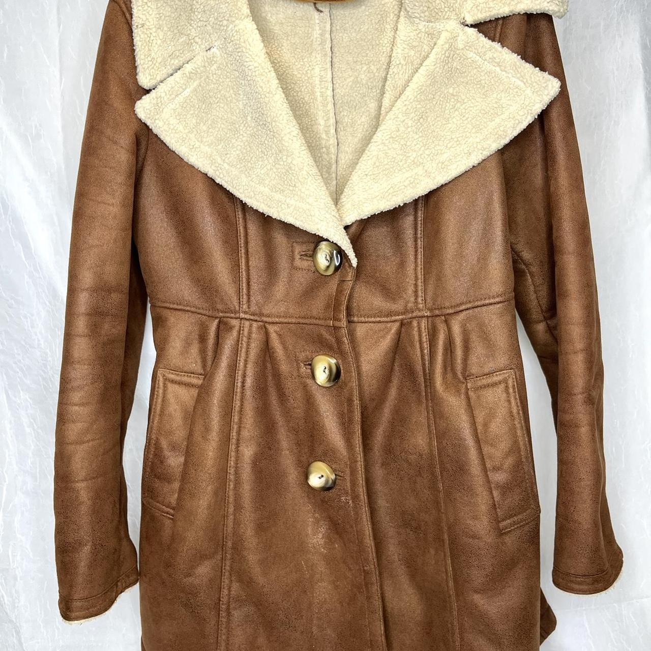 Linea Donatella vintage coat is both suede and Depop