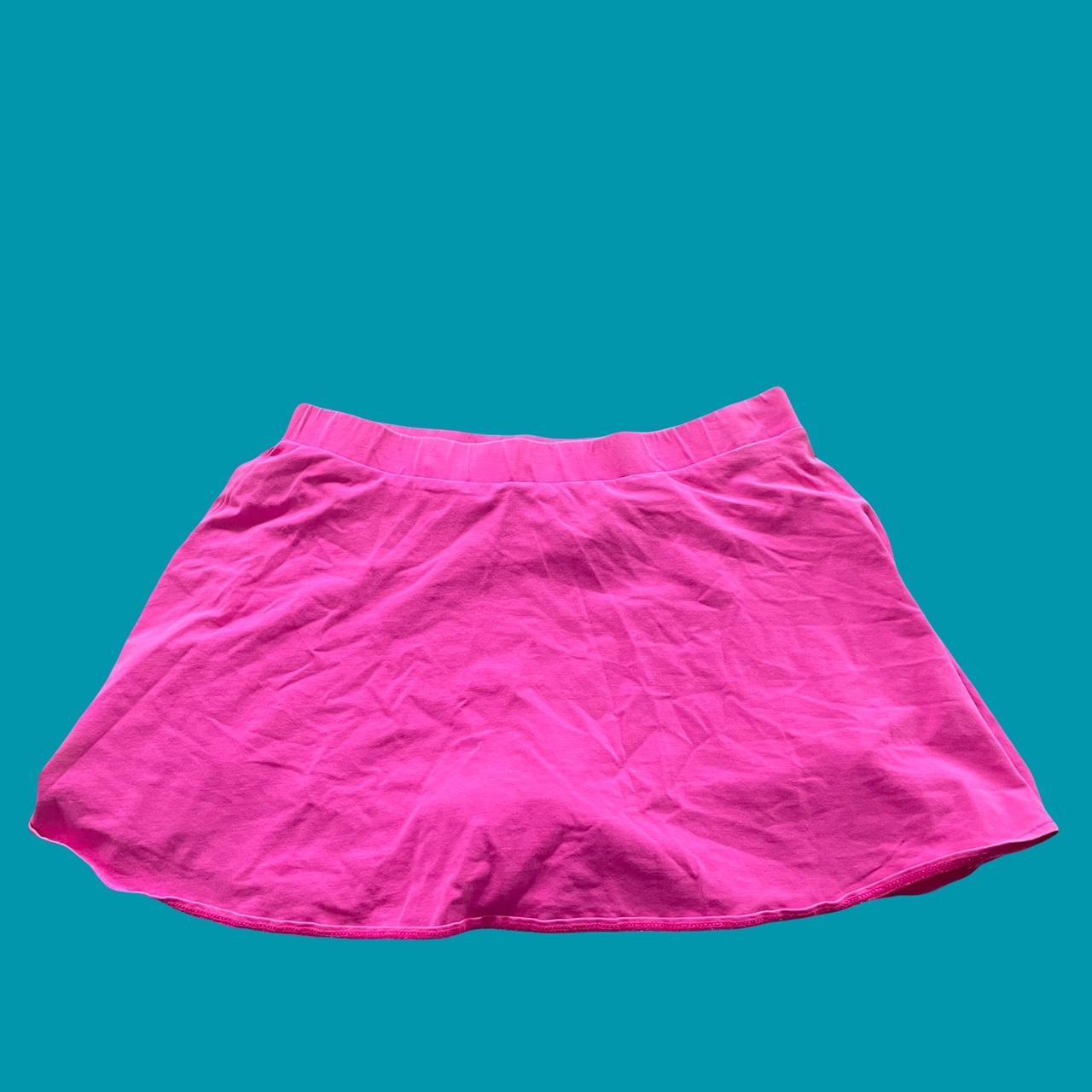 hot pink tennis skirt - Depop