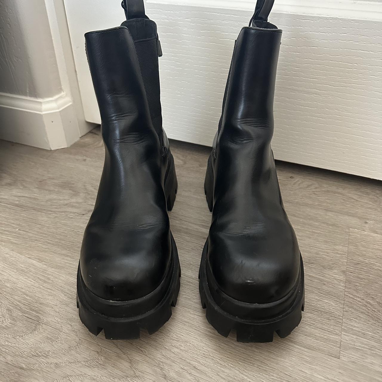 Zara platform boots - Depop