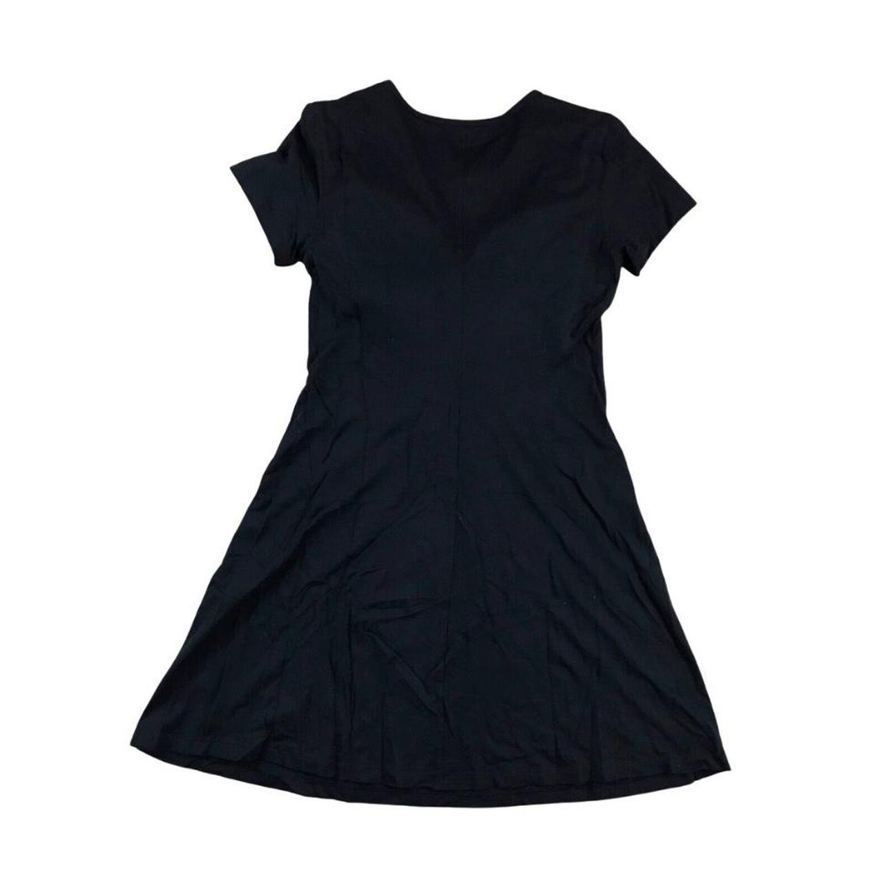 Uniqlo Black T-Shirt Dress - Size Small Size: -... - Depop