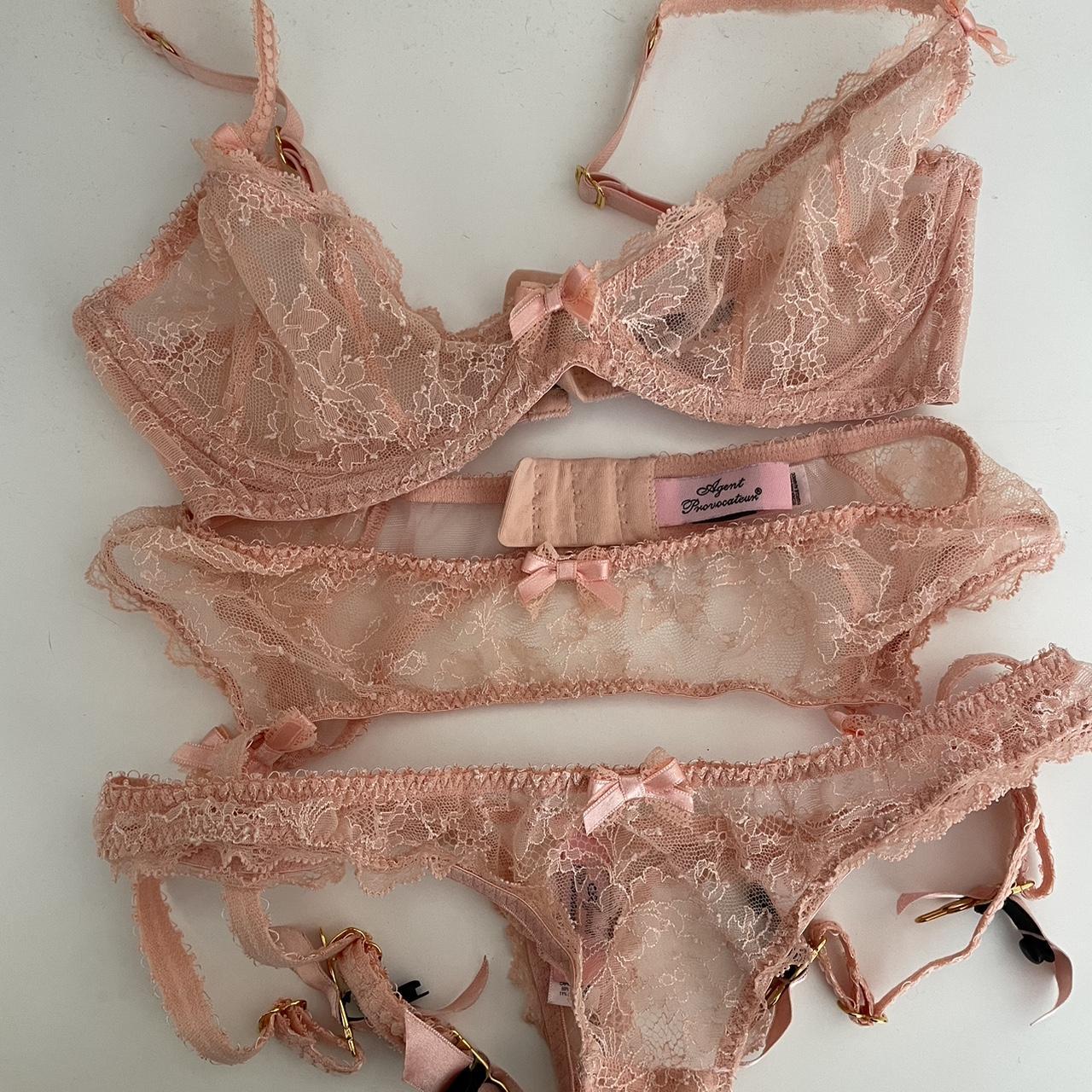 Agent Provocateur pink lace lingerie. Perfect... - Depop