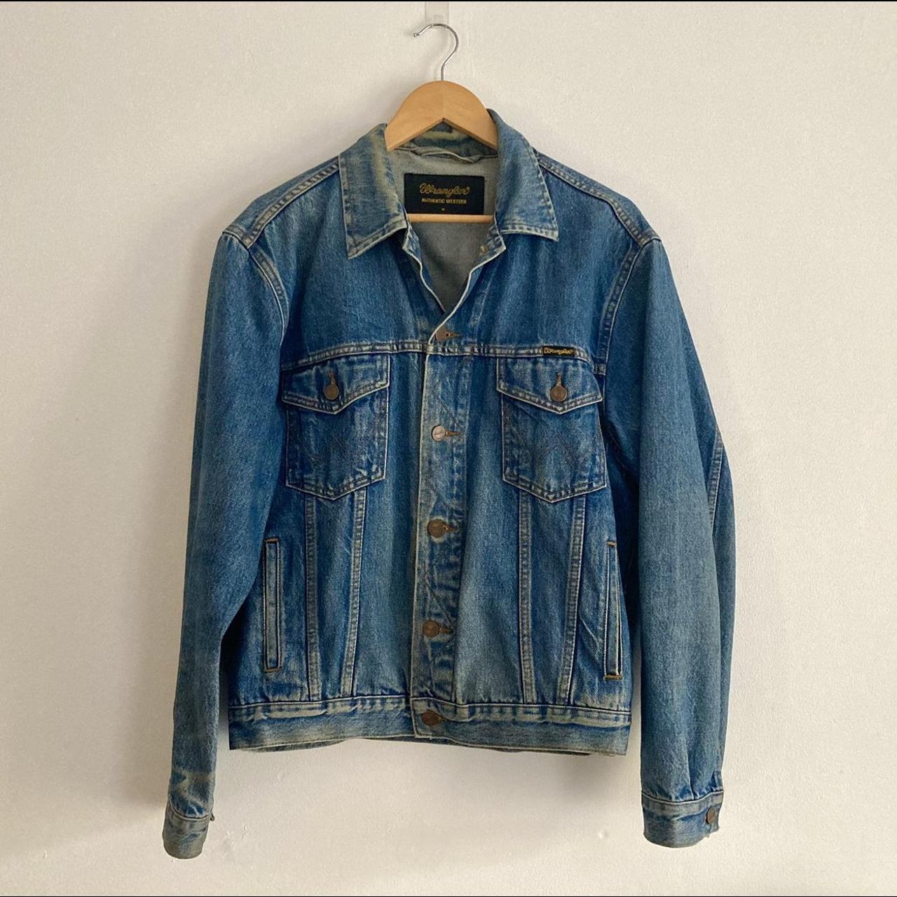 Mens Wrangler Vintage Denim Jacket... - Depop