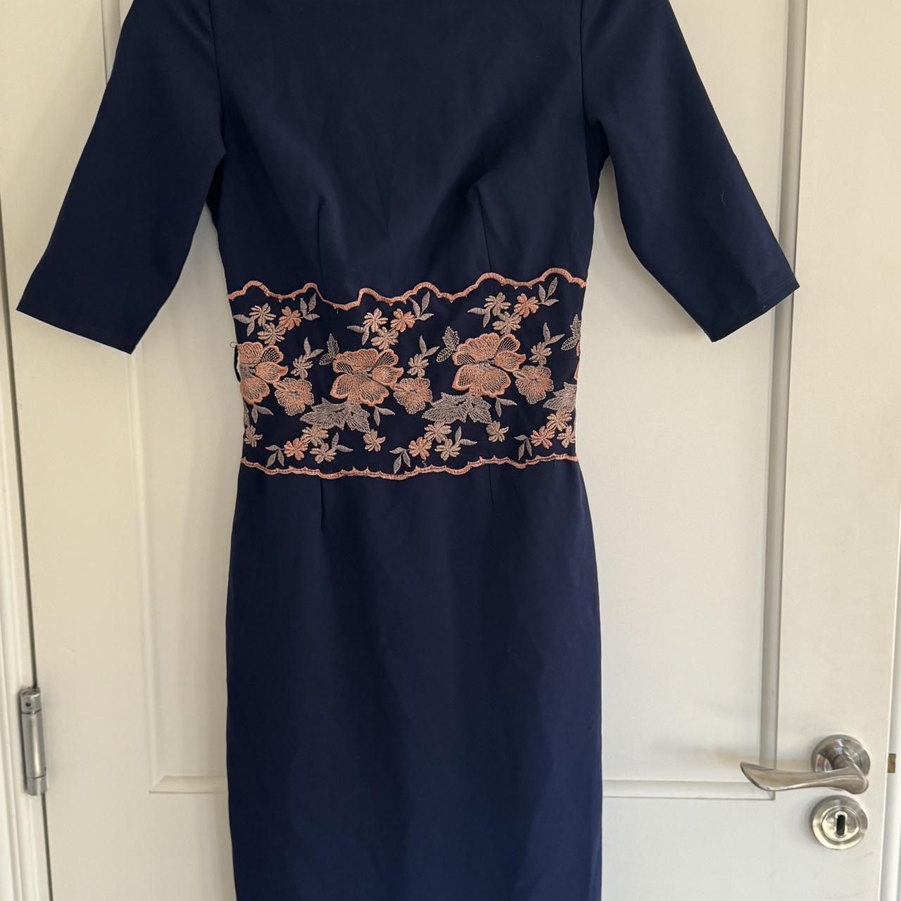 Little mistress outlet navy midi dress