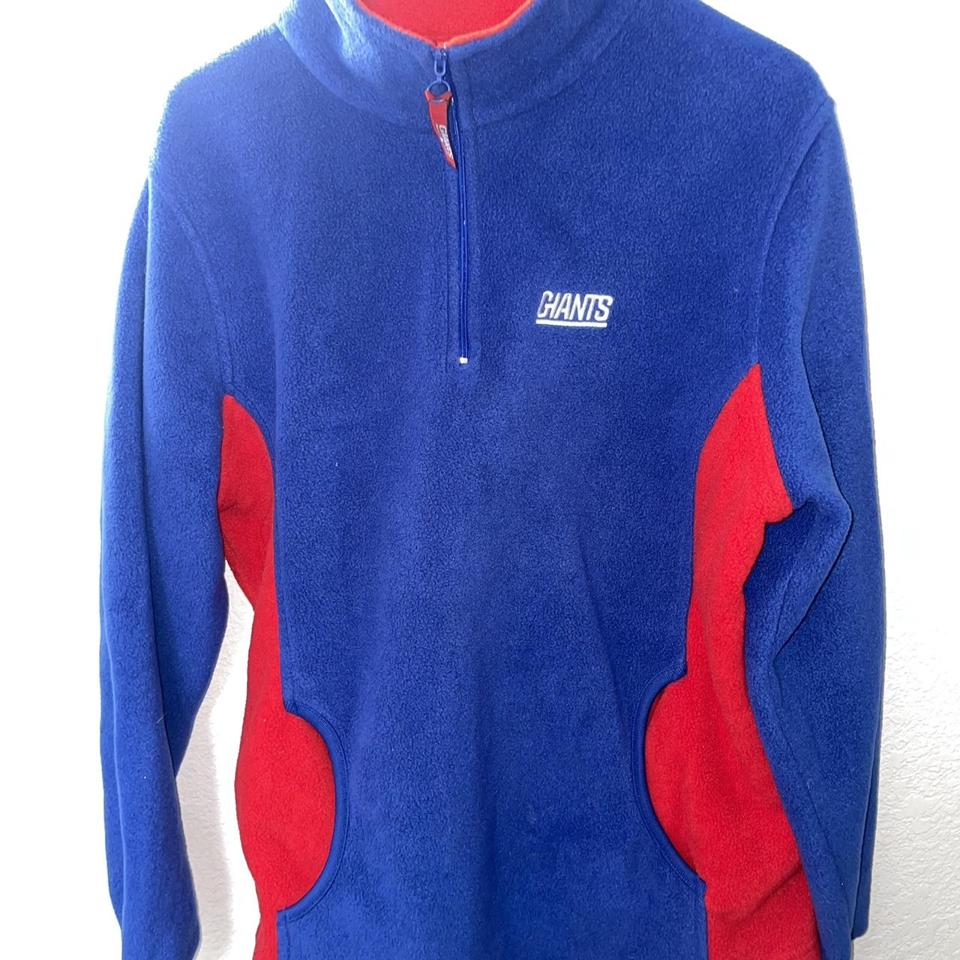 Authentic NY Giants Hoodie sweatshirt Has 8 Jones on - Depop