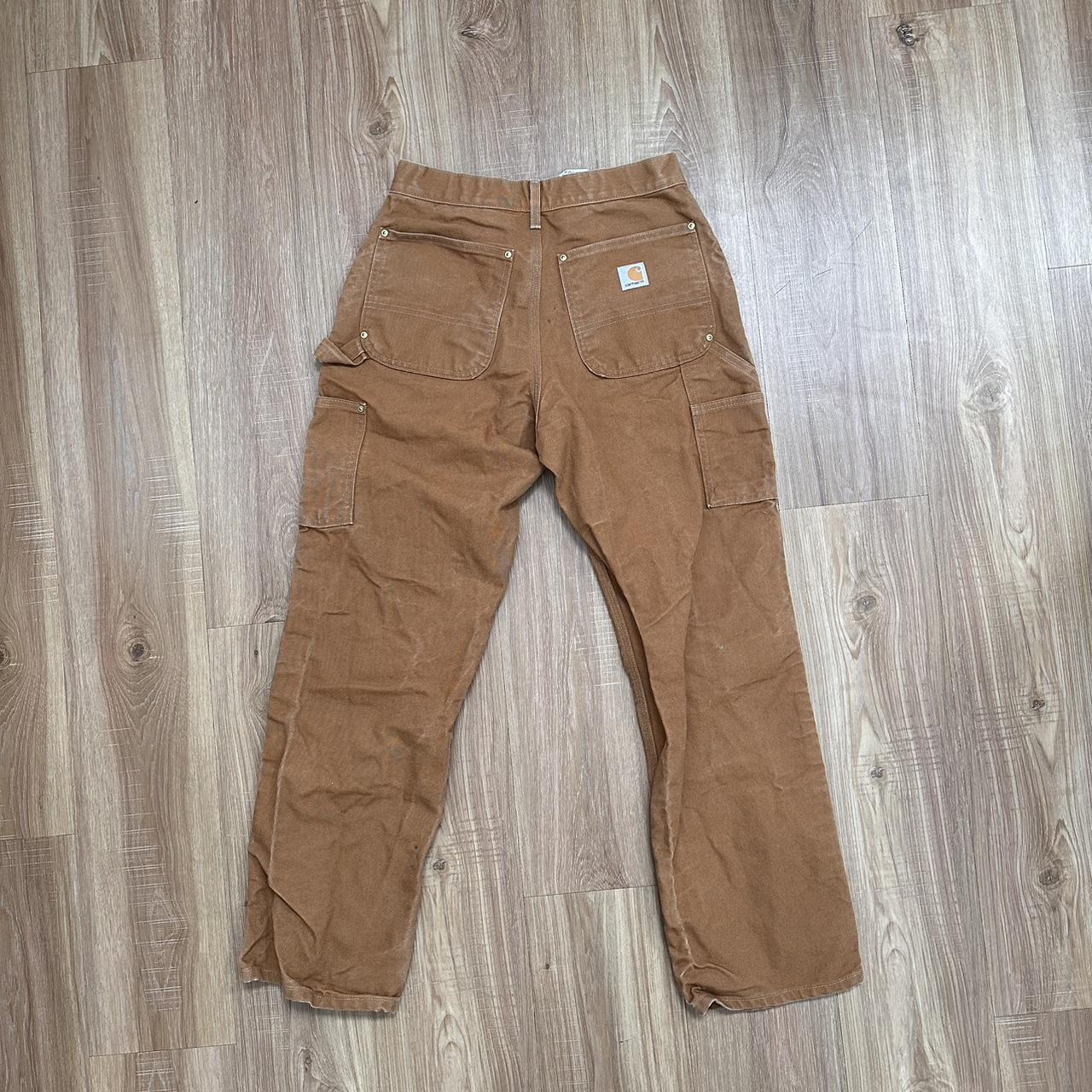 Carhartt double knee pants - Depop