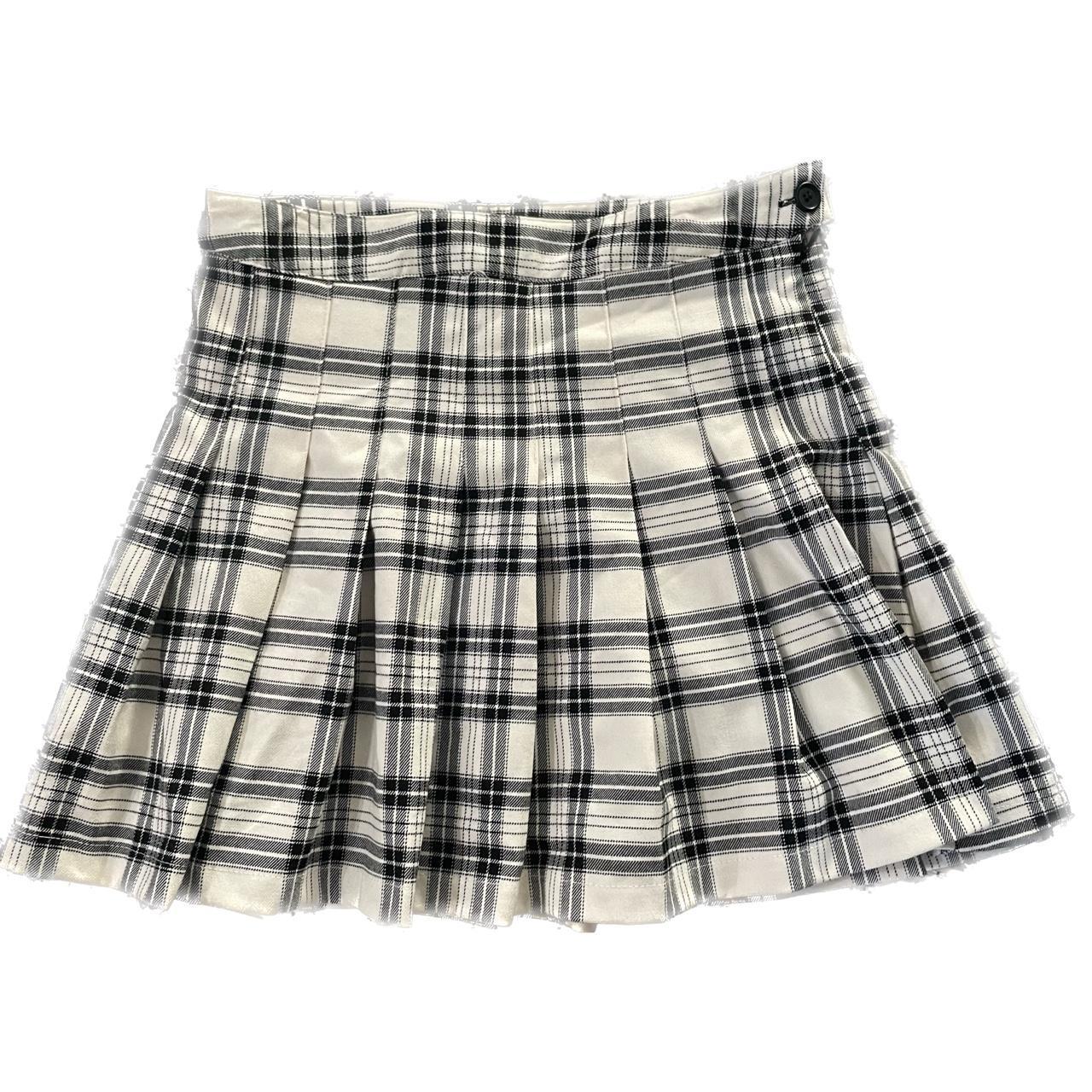 cutest little plaid skirt! size s brand is full... Depop