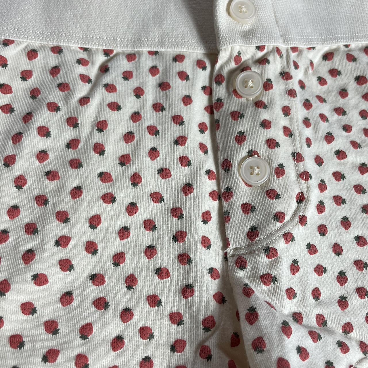 BRANDY MELVILLE strawberry / floral boyshort underwear, Women's