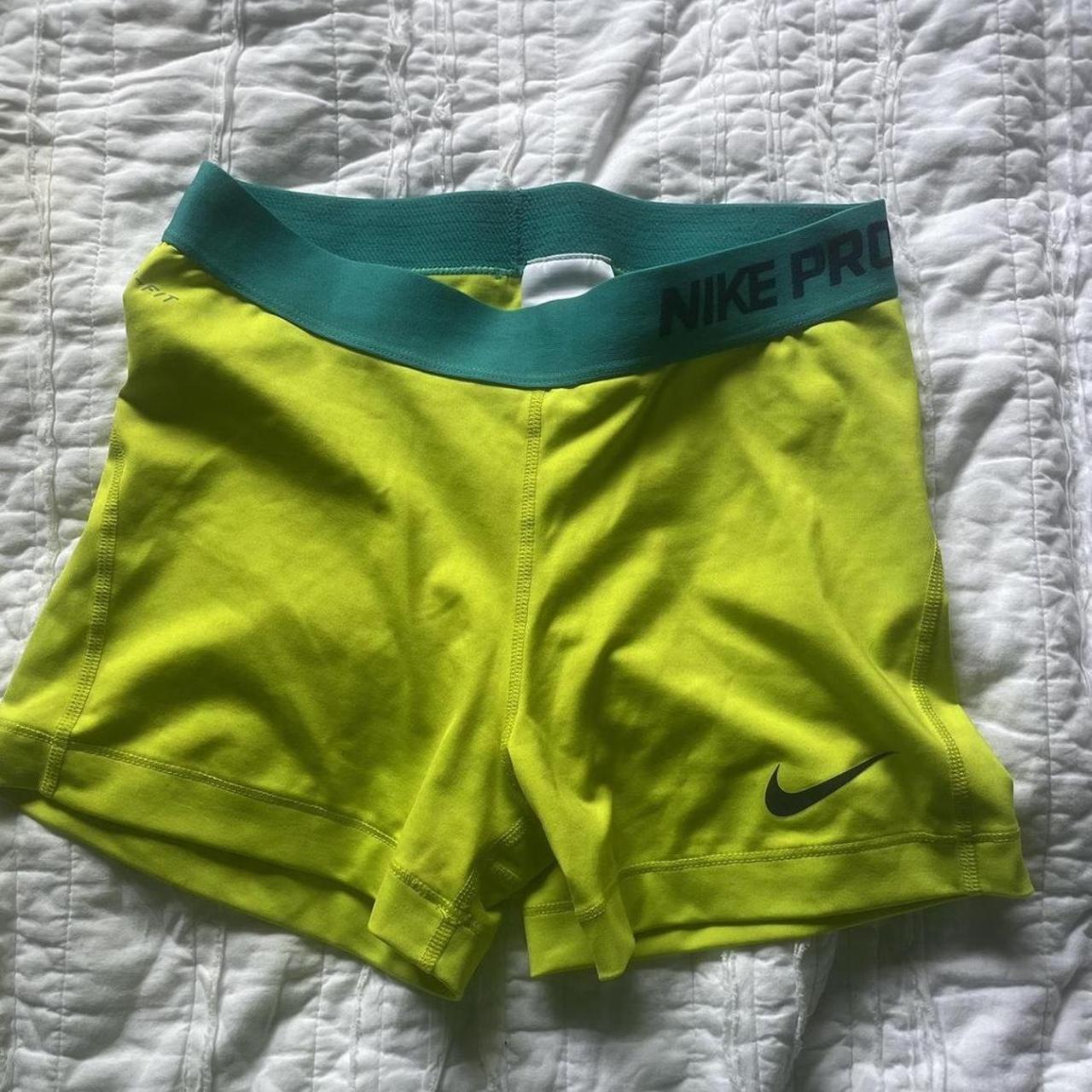 nike green spandex