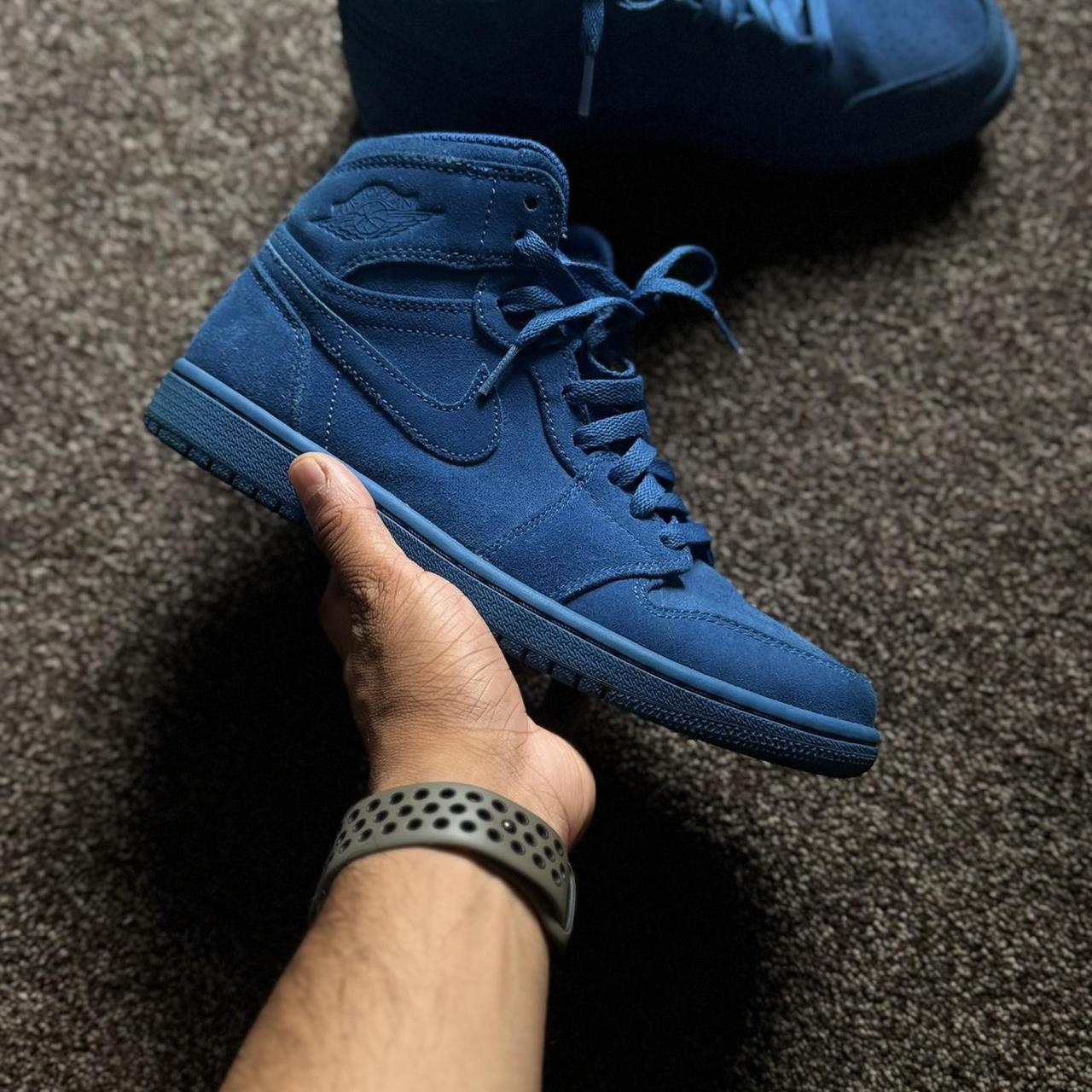 Jordan 1 blue suede best sale