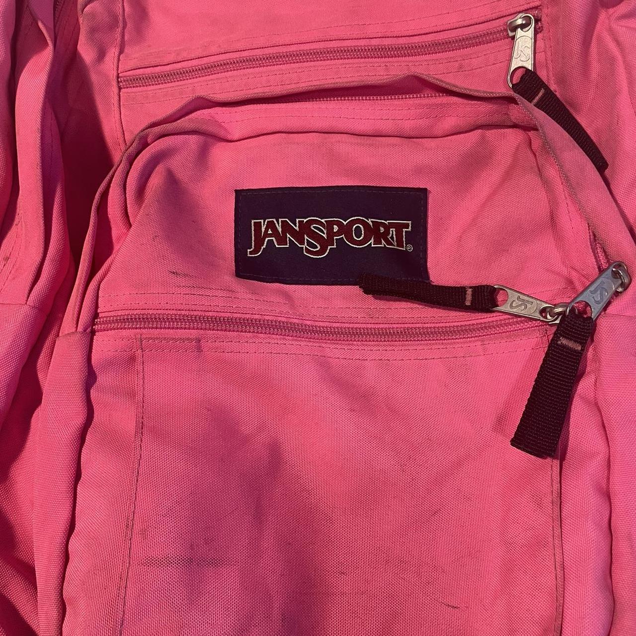 Hot pink jansport on sale