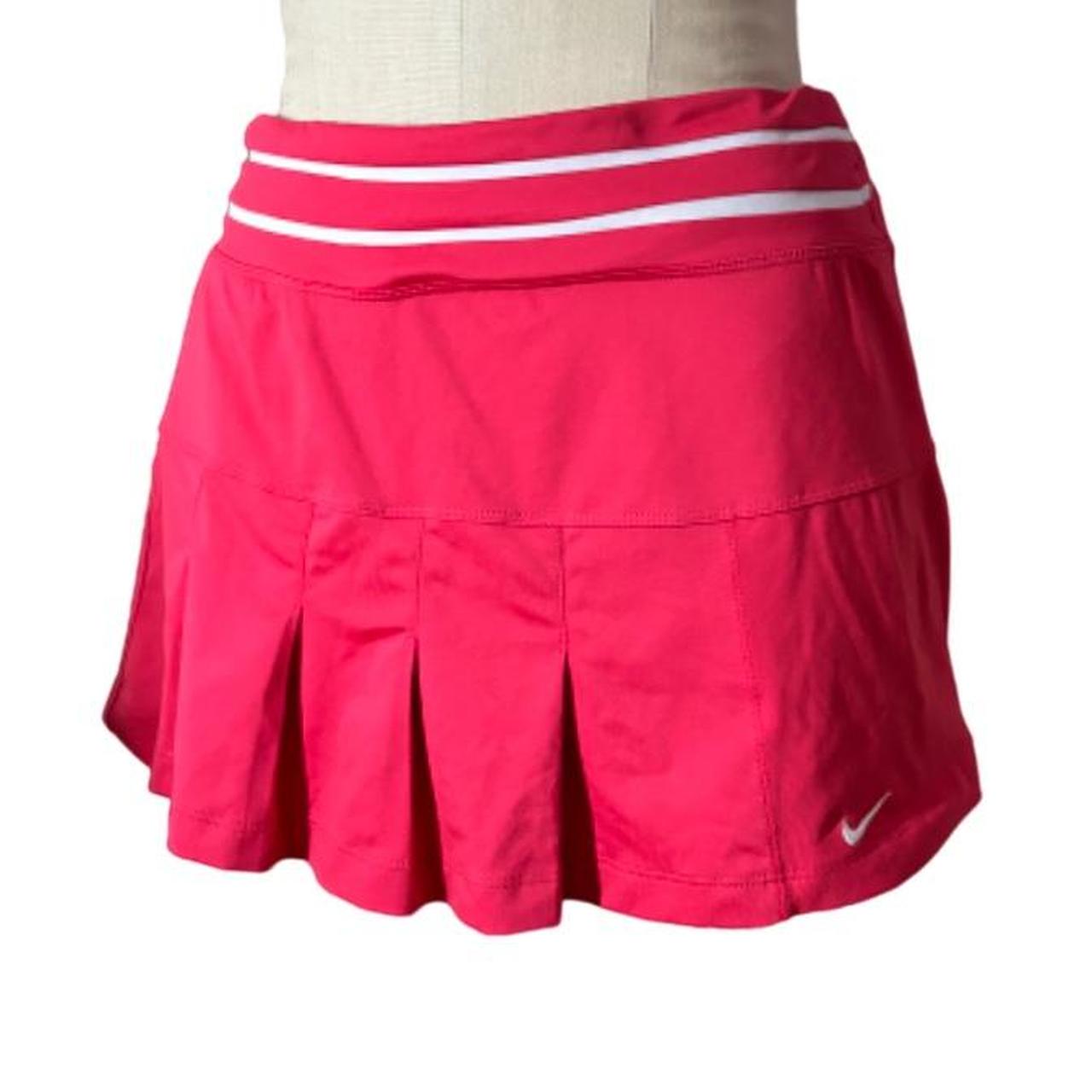 hot pink nike tennis skirt