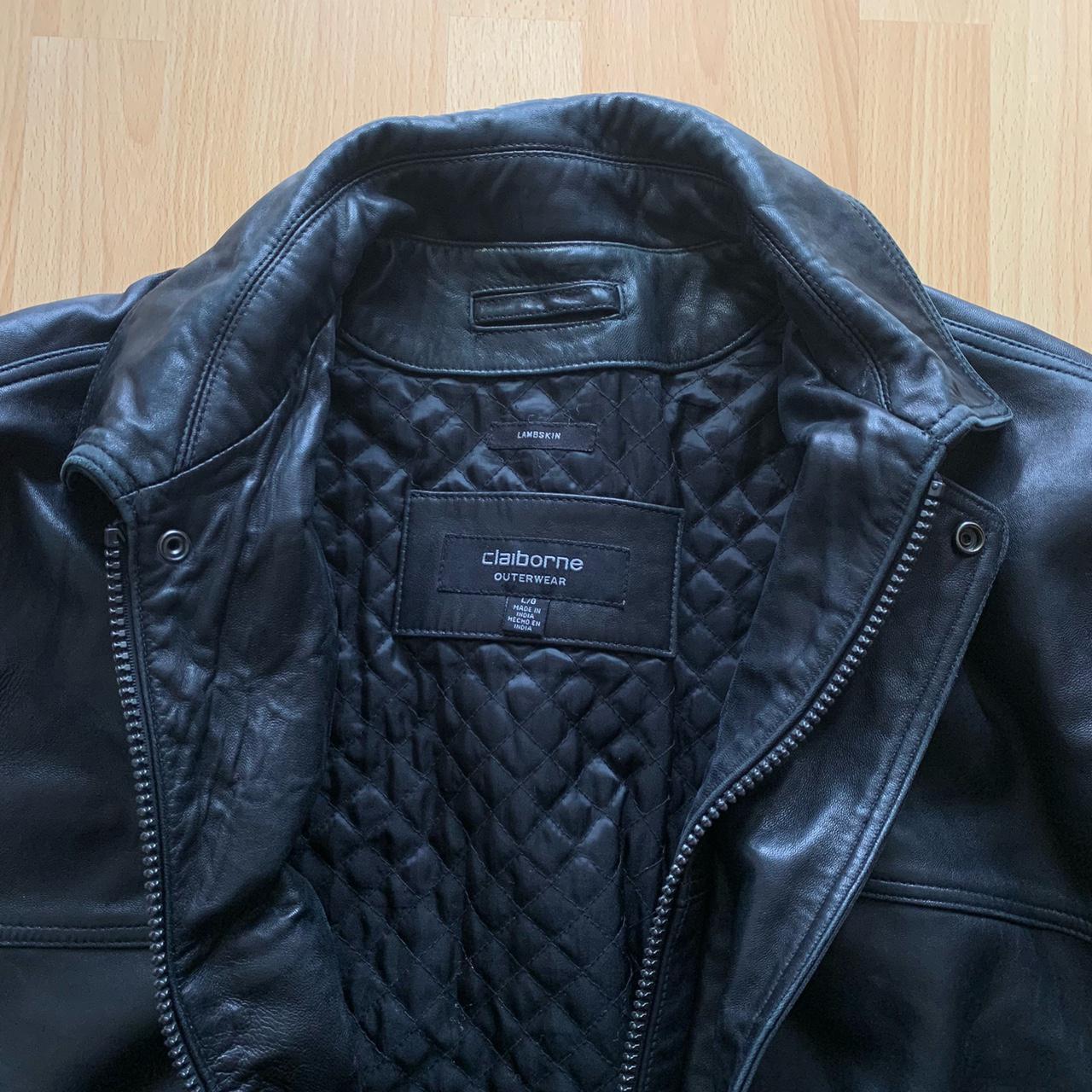 Claiborne outerwear lambskin best sale