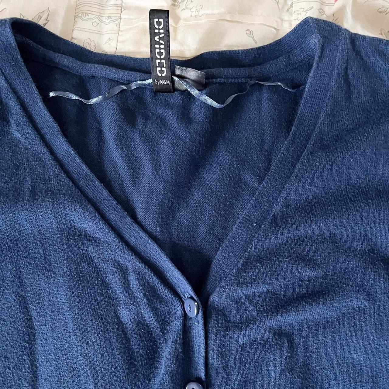 H and clearance m navy cardigan