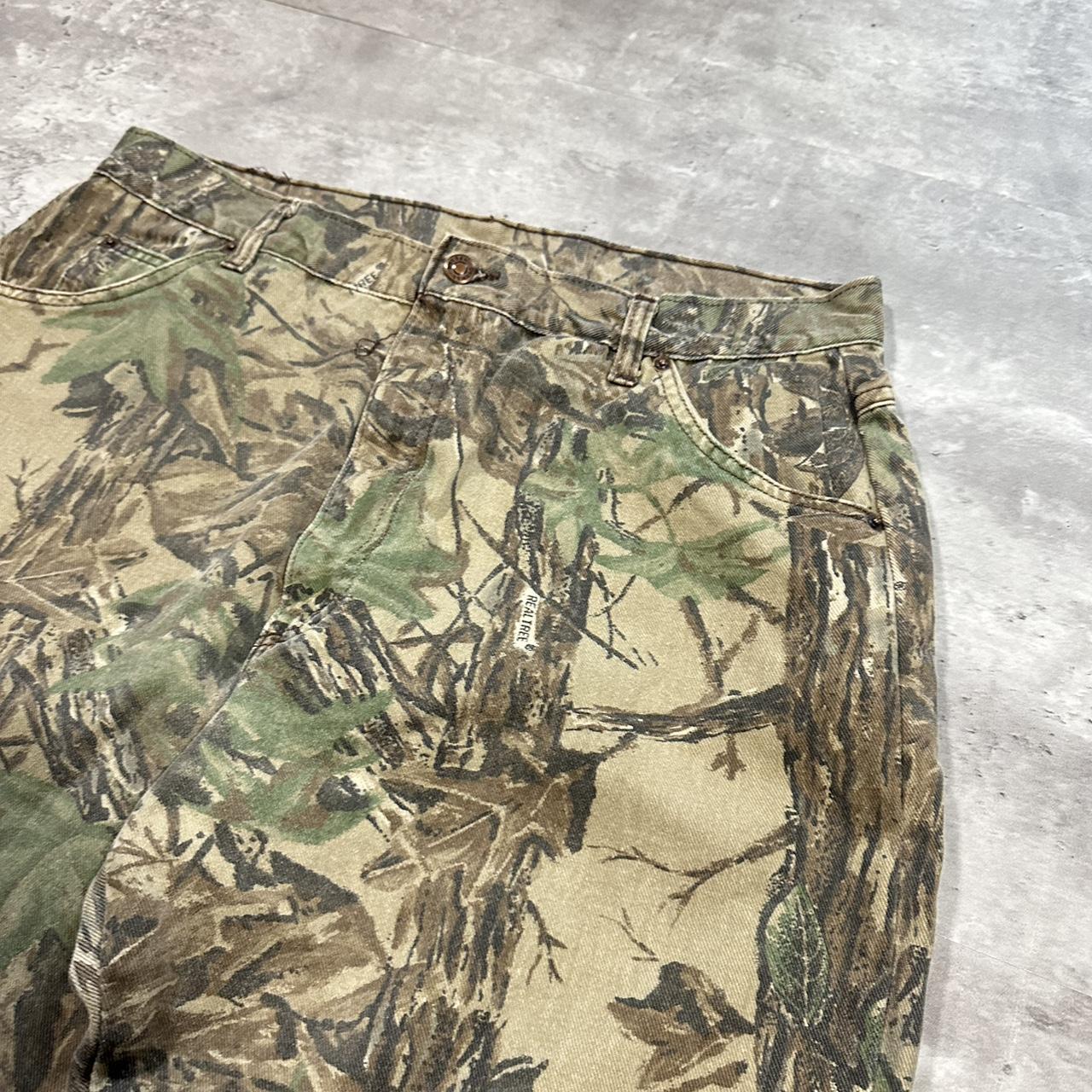 Vintage 90’s Reatree Camo Cargos Messures 36x26 ... - Depop