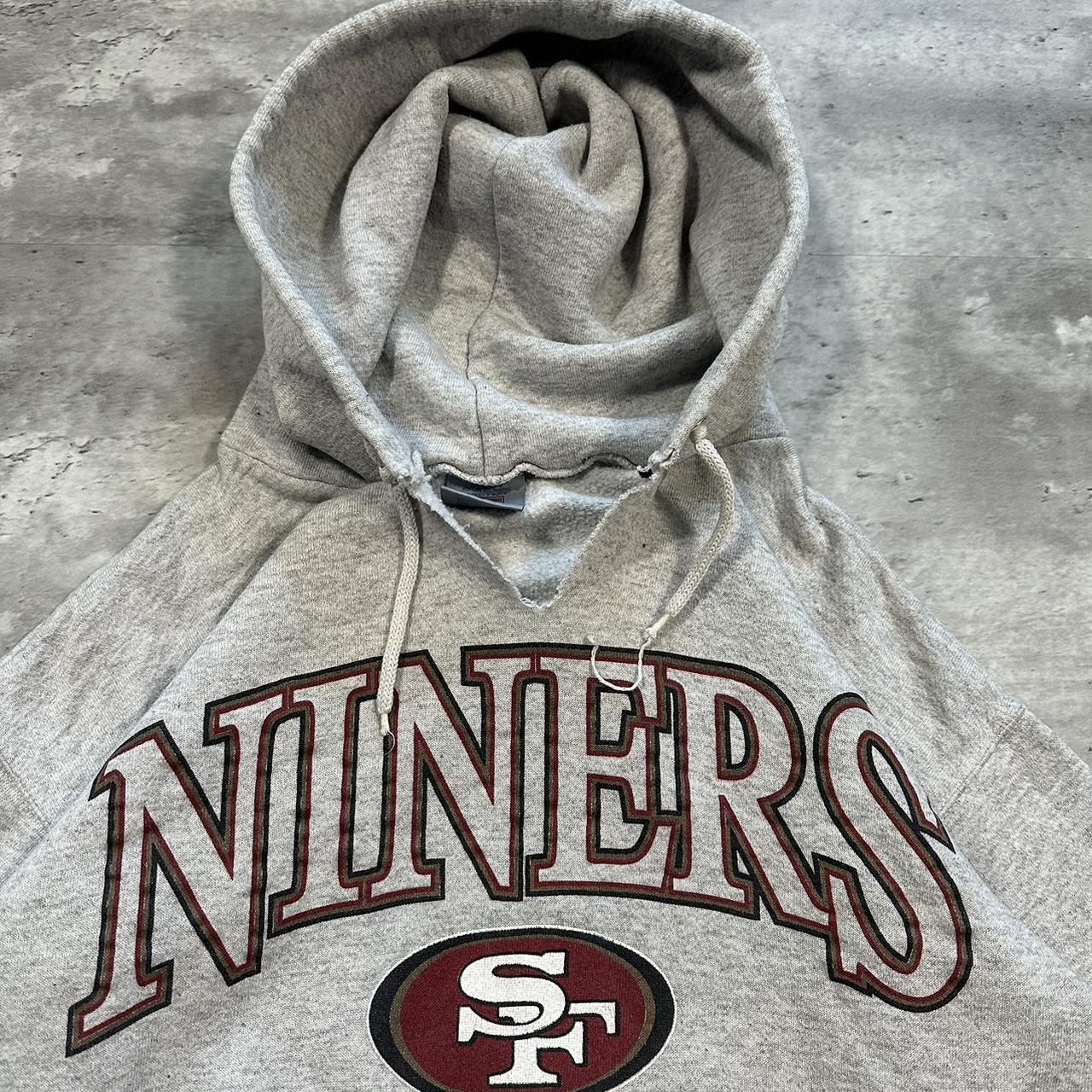 Vintage 90’s Boxy San Francisco Niners hoodie Size... - Depop