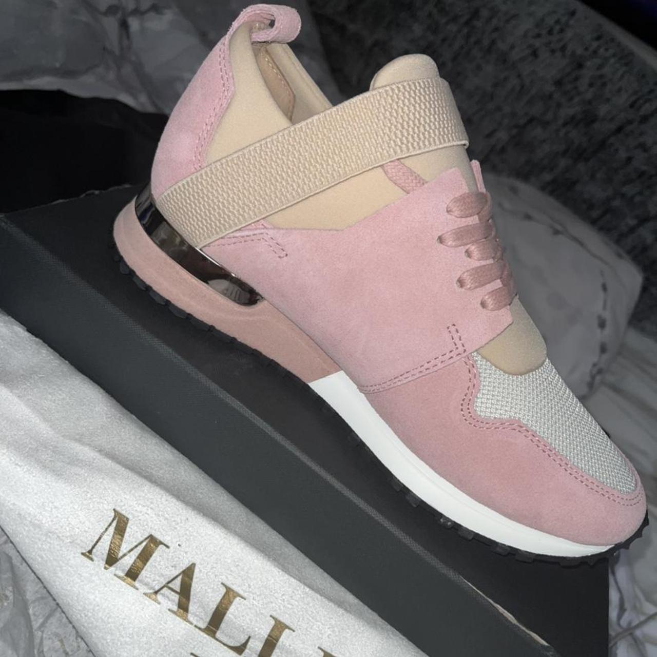 Pink White Womens Mallet Trainers Brand New Mallet Trainers Size