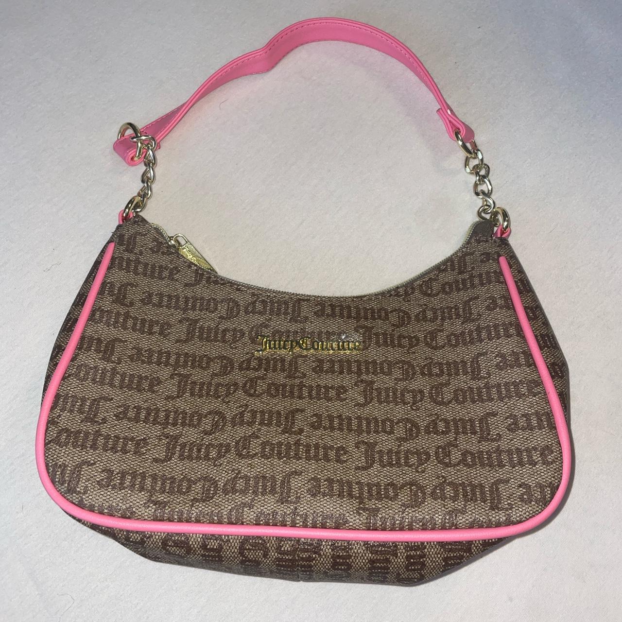 Juicy Couture Women's Brown and Pink Bag | Depop