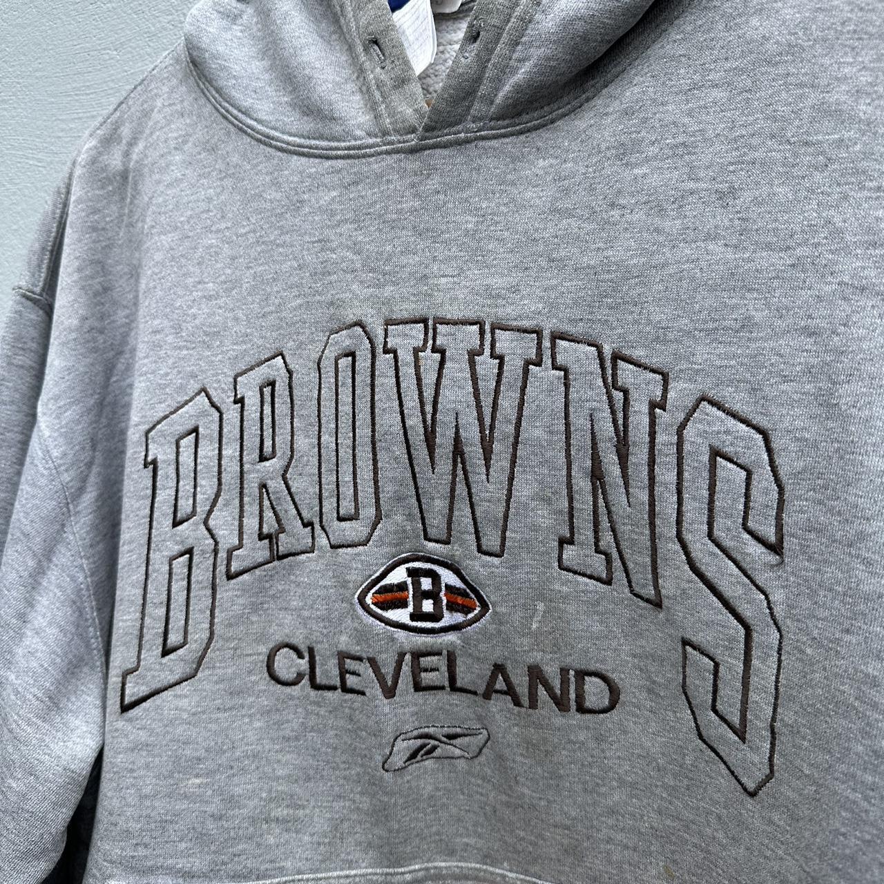 Official Vintage NFL Cleveland browns spellout grey shirt, hoodie