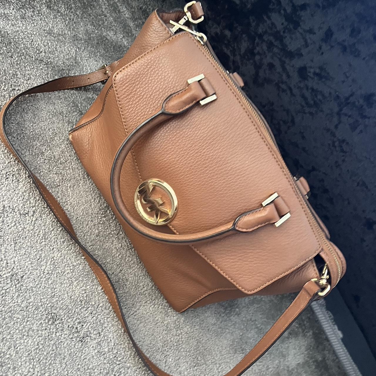 Tan Michael Kors Handbag Depop