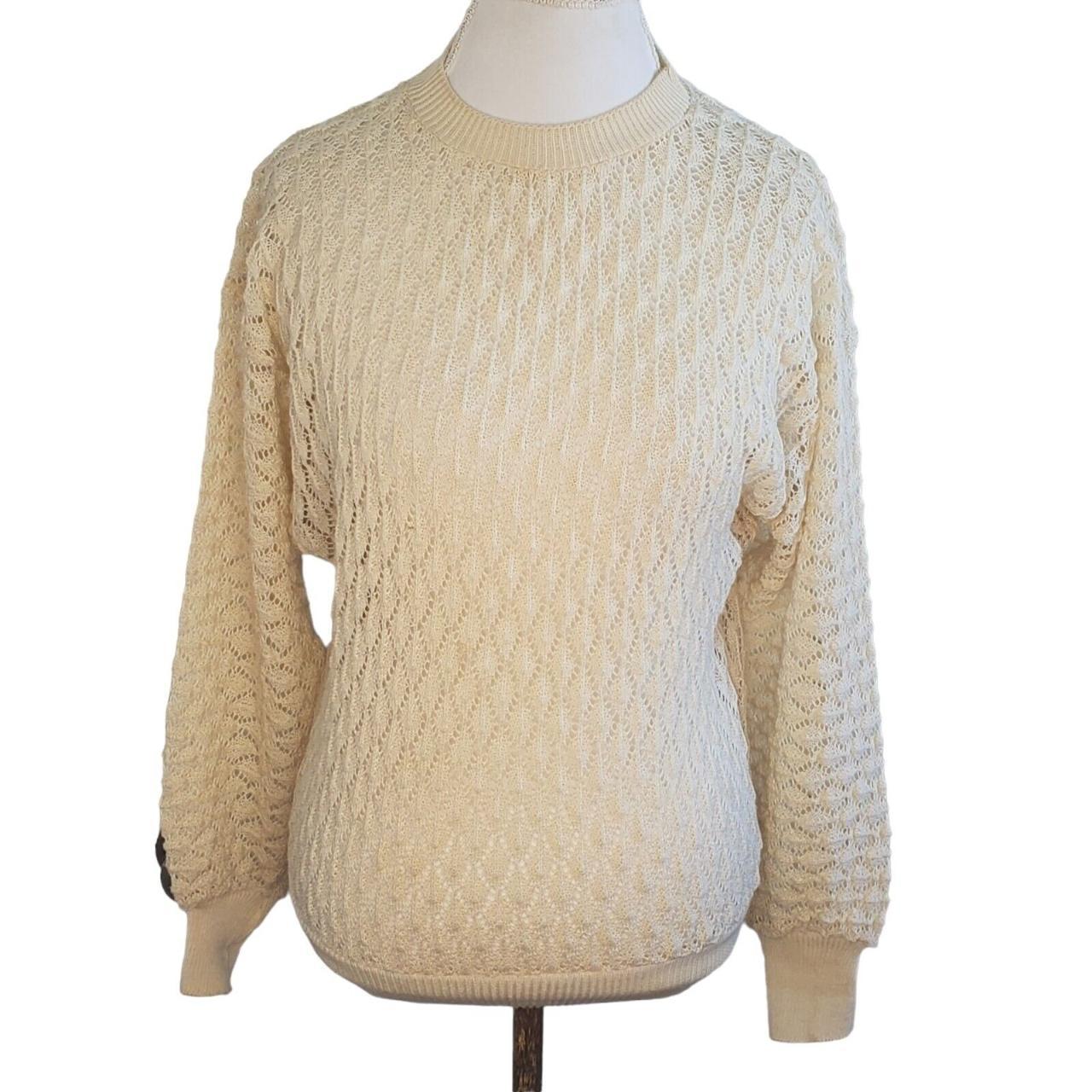 Cream hot sale thin jumper